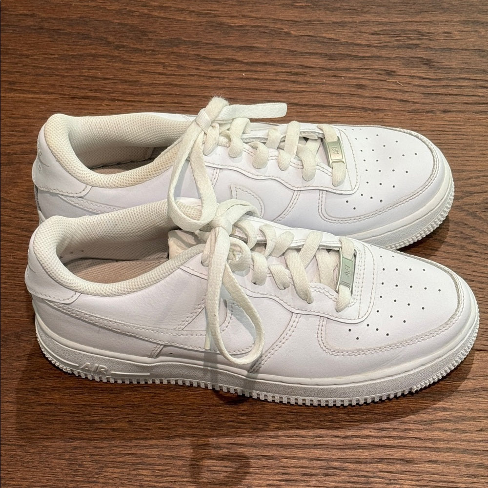 Nike Air Force 1 Kids White Low-Top Sneakers Size 7