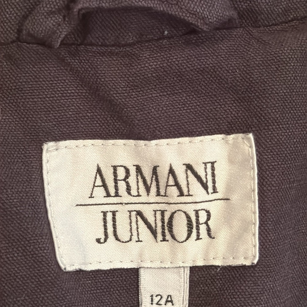Giorgio Armani Junior Boy’s Black Jacket Size 12A