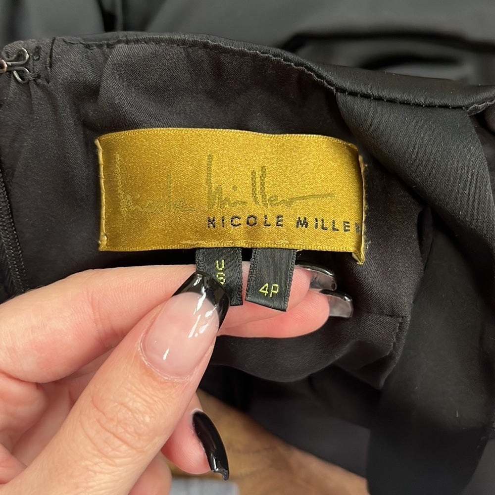 Nicole Miller Woman’s Black Dress Size 4P