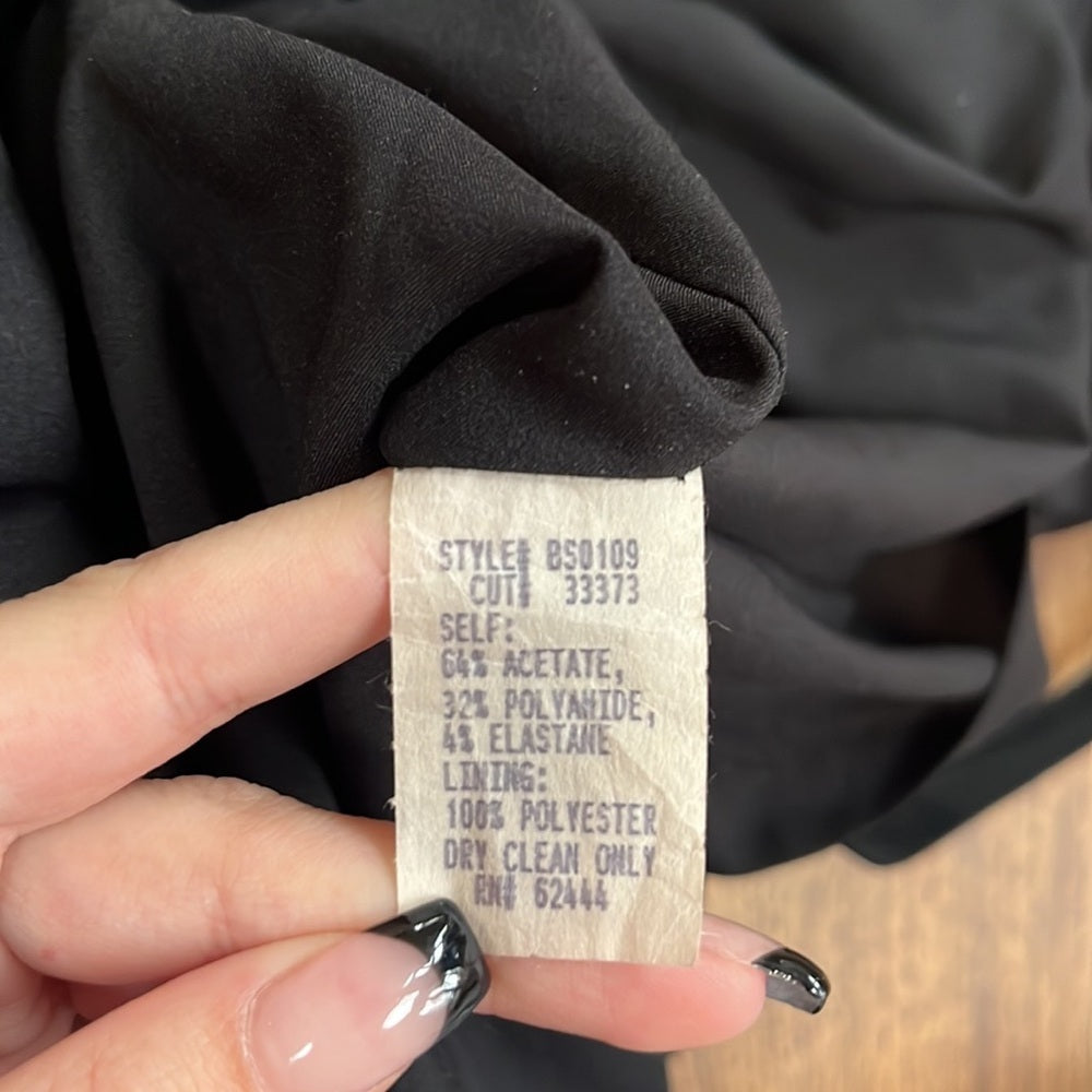 Nicole Miller Woman’s Black Dress Size 4P