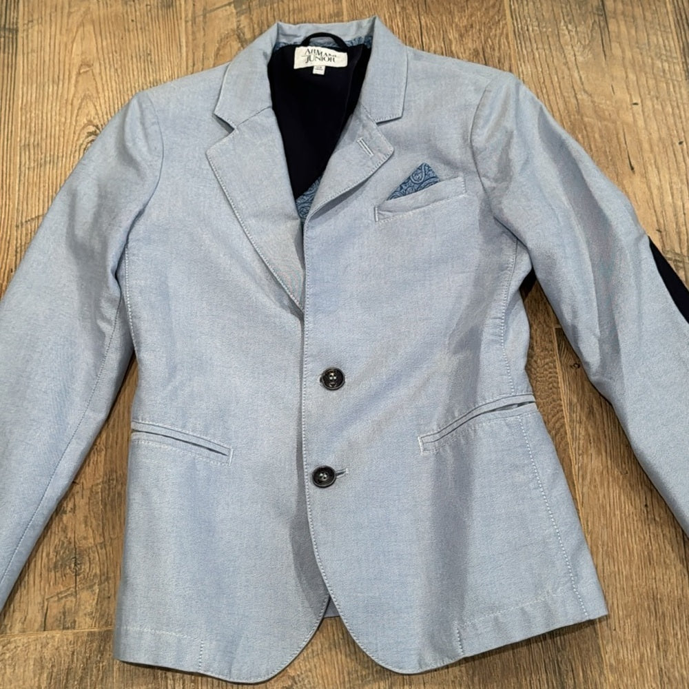 Giorgio Armani Junior Boy’s Blue Suit Jacket Size 11A