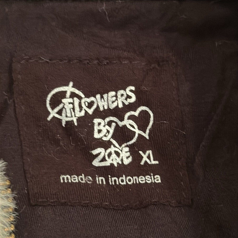 Flower’s By Zoe Girl’s Cheetah Print Fuzzy Jacket Size XL