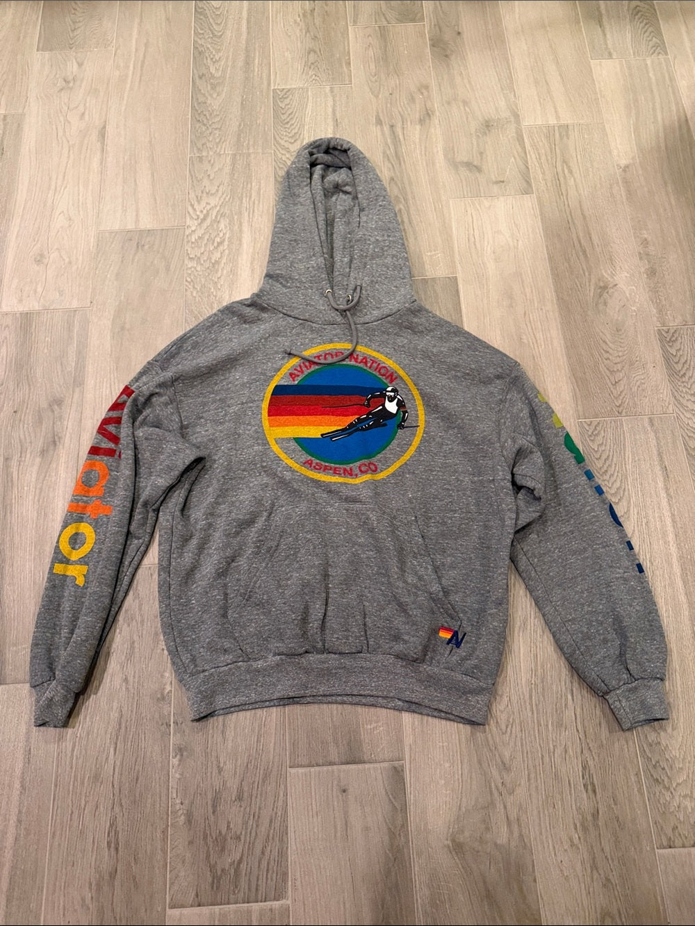 Aviator Nation Woman’s Gray Hoodie Size XS
