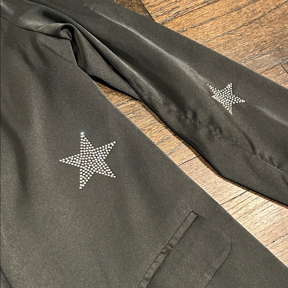 Sen Women’s Black Star Embellished Jacket Size Large