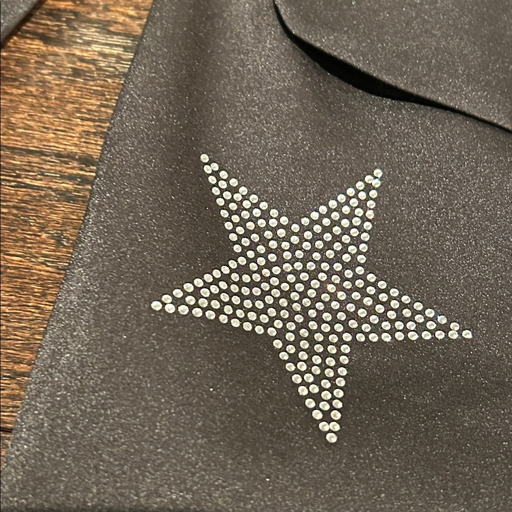 Sen Women’s Black Star Embellished Jacket Size Large