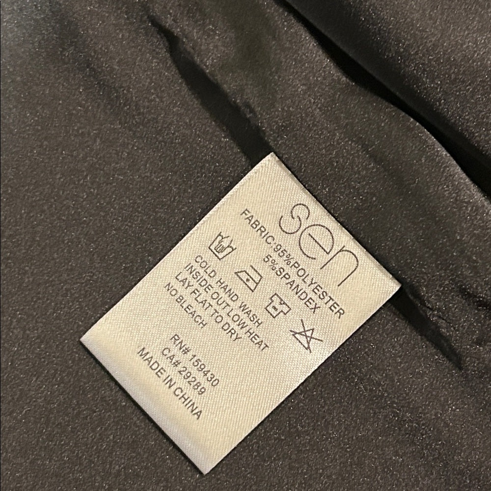Sen Women’s Black Star Embellished Jacket Size Large