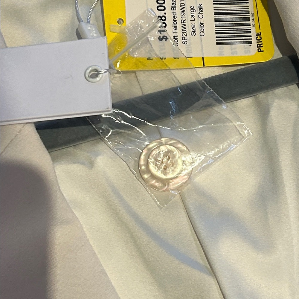 NWT 525 Women's Cream Blazer Size Large