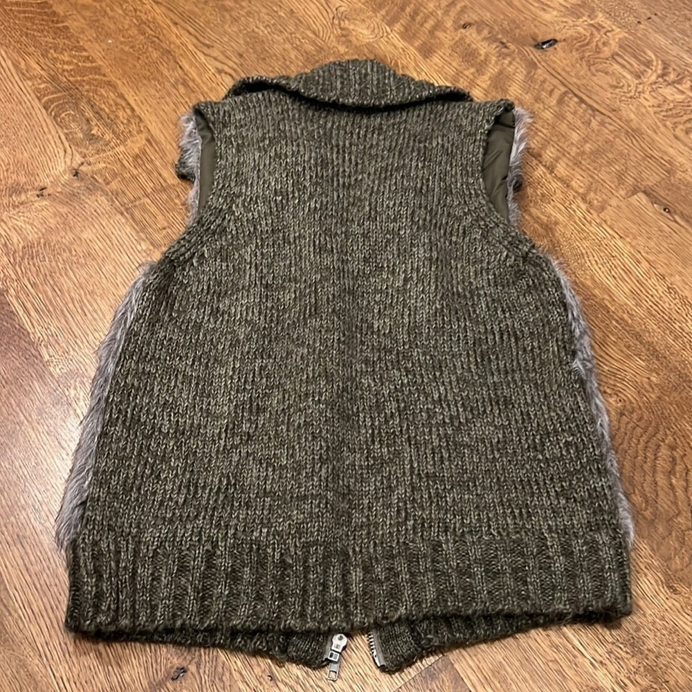 Jack Women’s Vest Green and Grey Size Small
