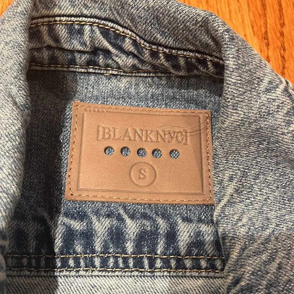 Blank NYC Woman’s Jean Jacket Size S