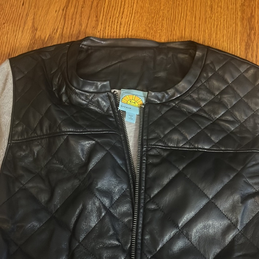 C&C California Woman’s Black and Grey Jacket Size S