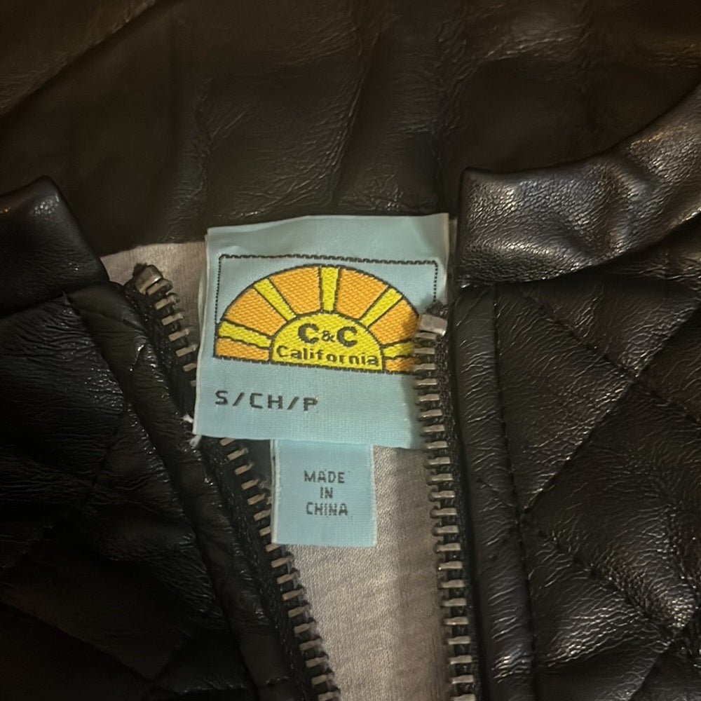 C&C California Woman’s Black and Grey Jacket Size S