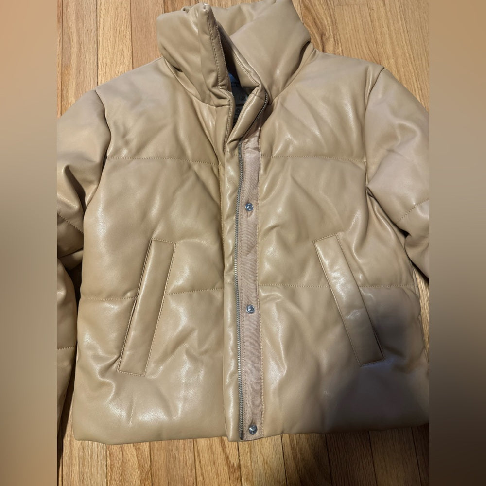 Abercrombie & Fitch Tan Puffer Jacket Size XS