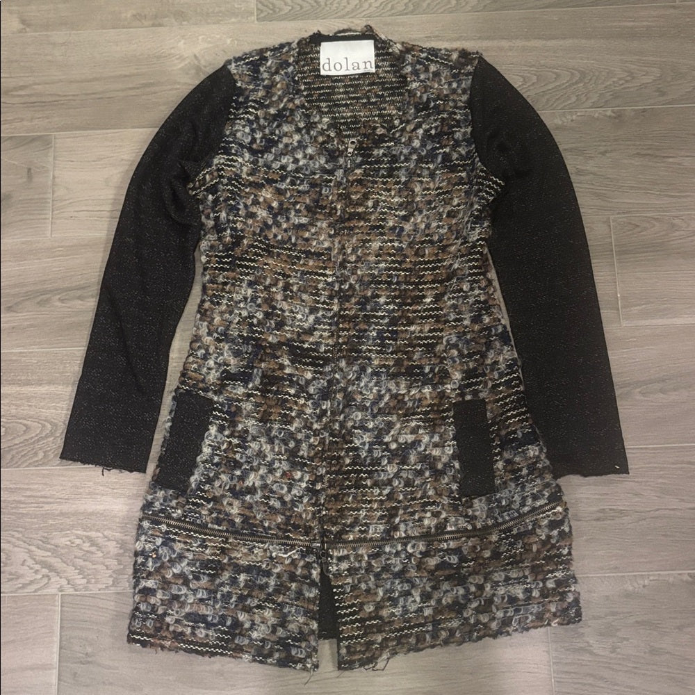 Dolan Women’s Brown and Black Jacket Size S