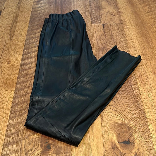 Walter Baker Woman’s Black Leather Pants Size XS