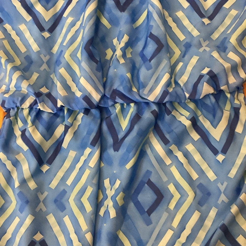NWT Cuddy Women’s Blue Printed Dress Size L