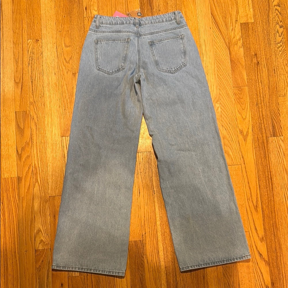 NWT Edikted Women’s Classic Blue Denim Jeans Size Small