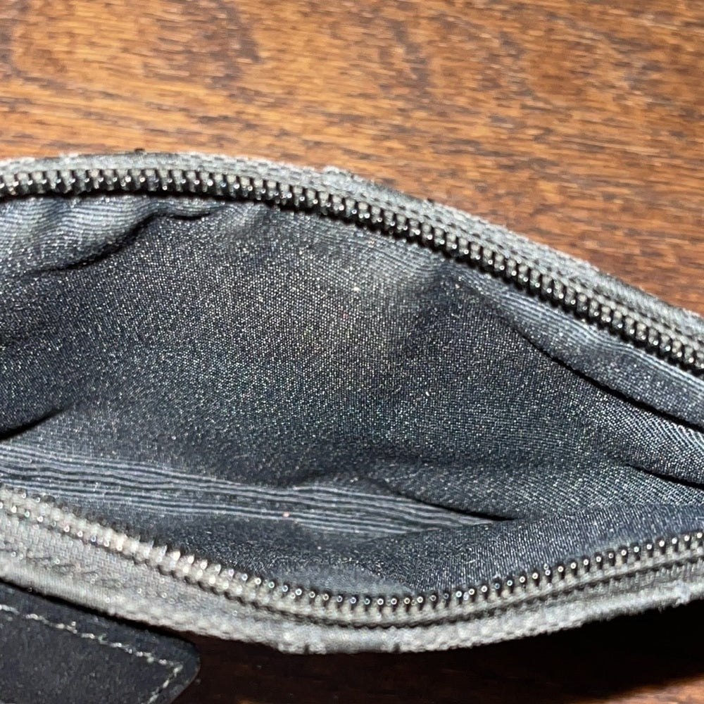 Coach Black Canvas Wristlet