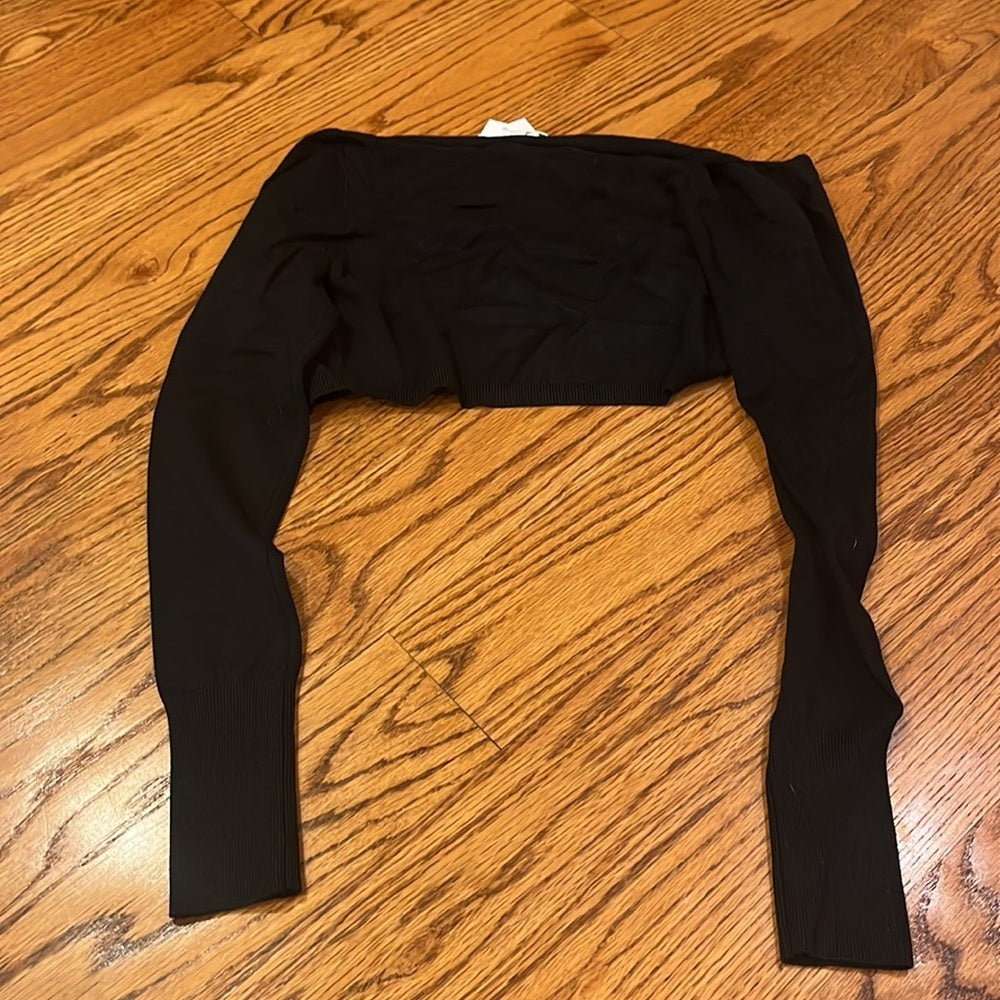 NWT 525 Woman’s Black Cropped Cardigan Size XS