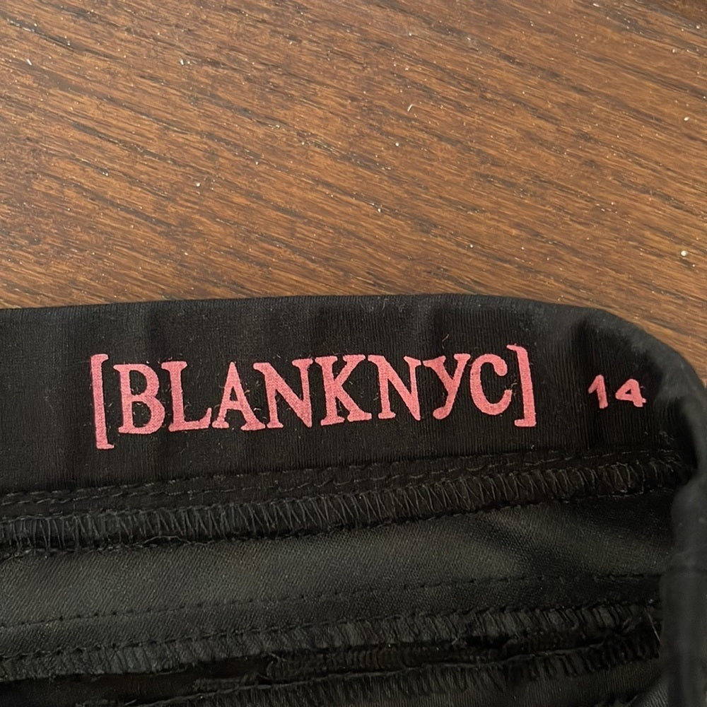NWT Blank NYC Faux Leather Leggings Size 14