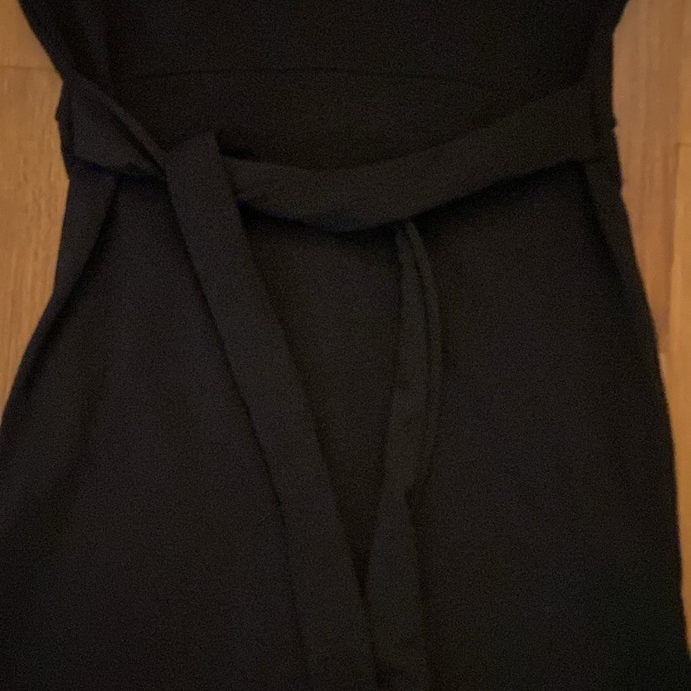 NWT Boohoo Women’s Black Tie Front T-Shirt Dress Size 10