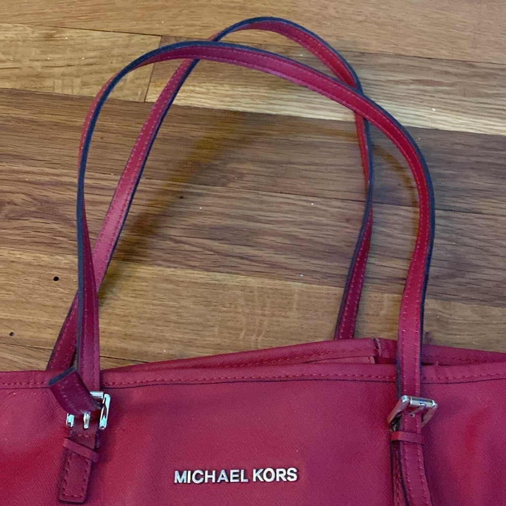 Michael Kors Women’s Red Tote Bag OS