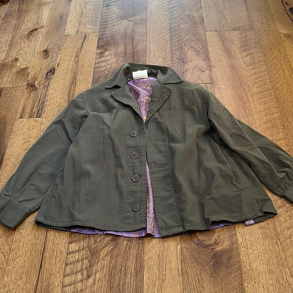 Muche Muchette Woman’s Green and Purple Jacket 0/S