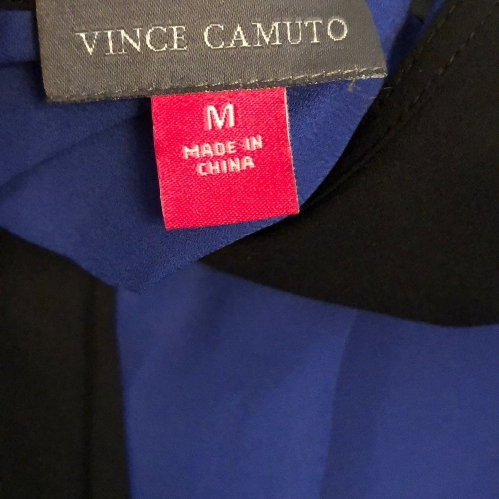 NWT Vince Camuto Blue Tank Top Blouse Size M