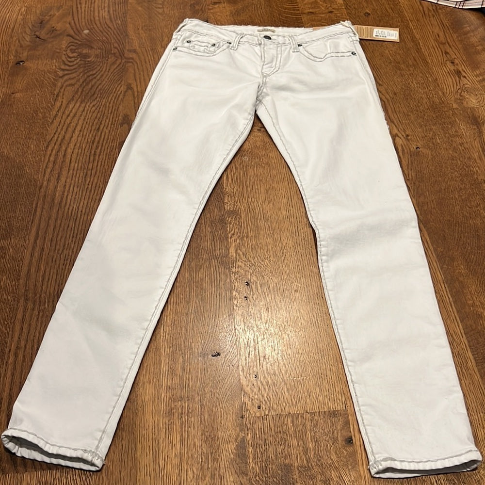 NWT True Religion Women’s High Rise Super Skinny Blue Jeans Size 27