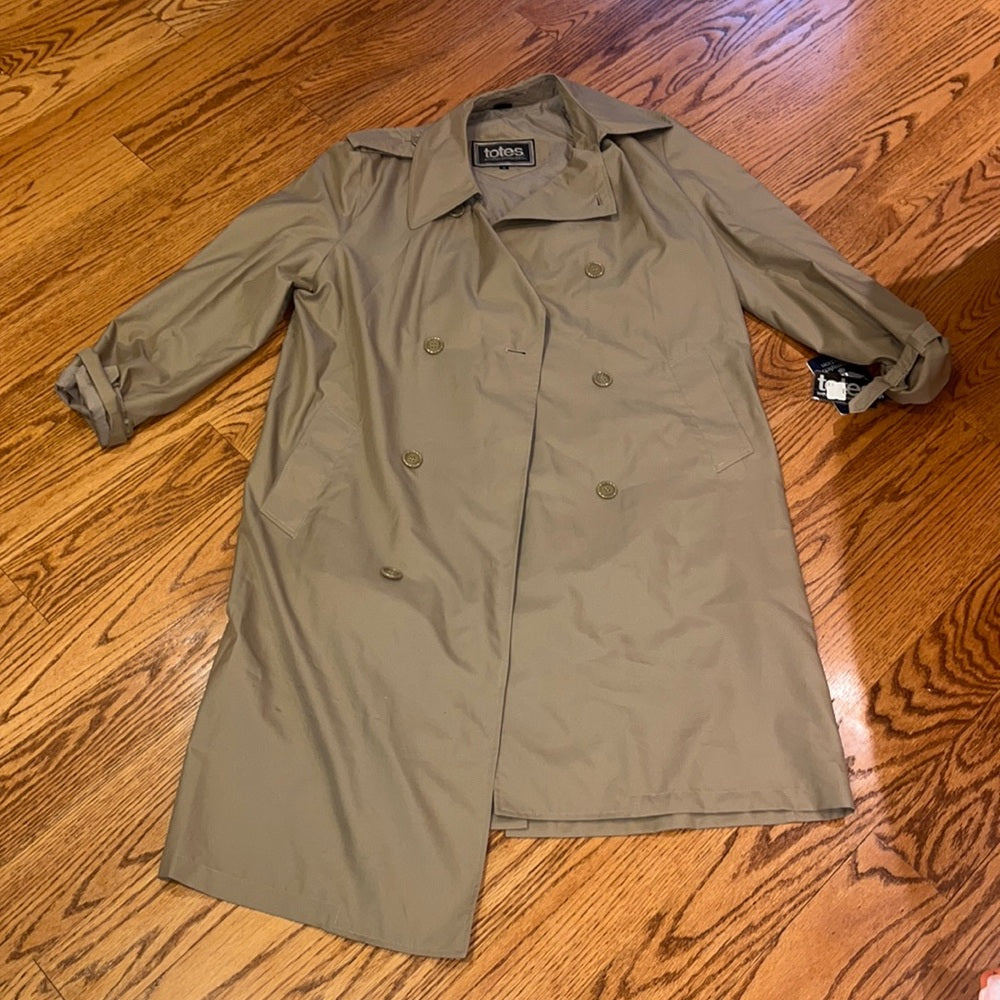 NWT Woman’s Diplomat Tan Trench Coat Size M