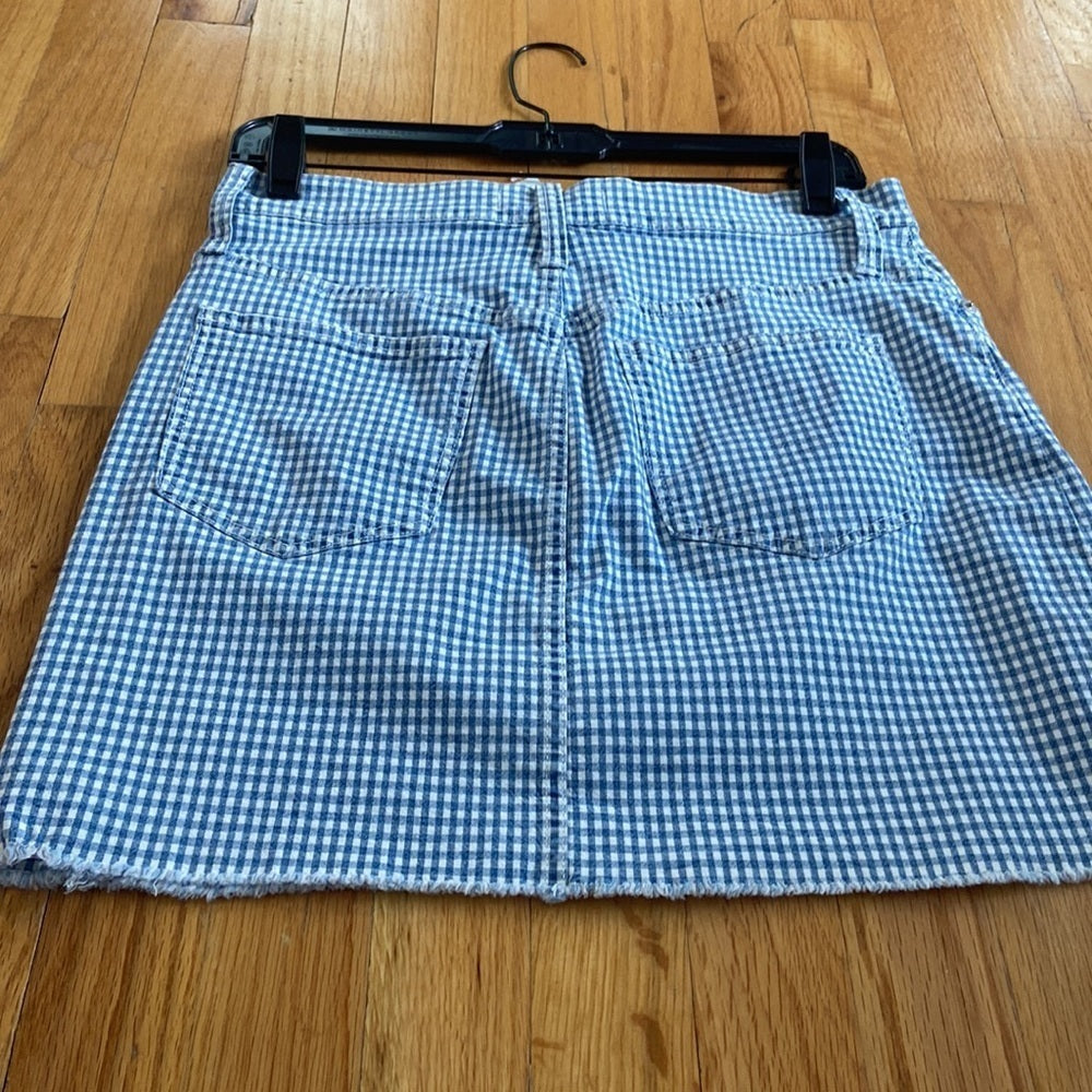 NWT Women’s Madewell skirt. Blue/white. Size 27