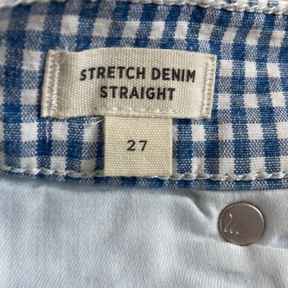 NWT Women’s Madewell skirt. Blue/white. Size 27