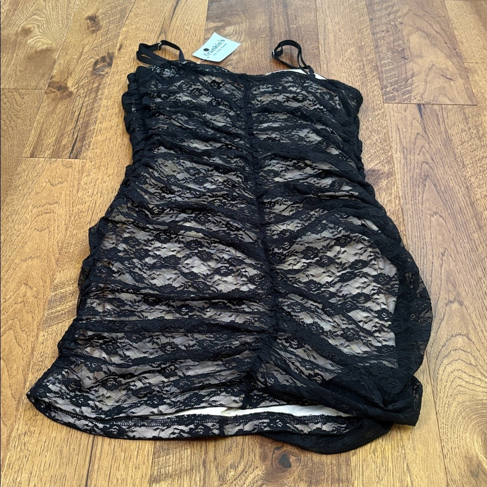 NWT Katie J NYC Juniors Monique Black Dress Size L