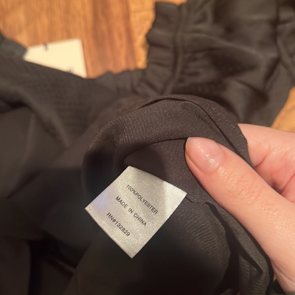 NWT Superdown Woman’s Black Long Sleeve Top Size XXS