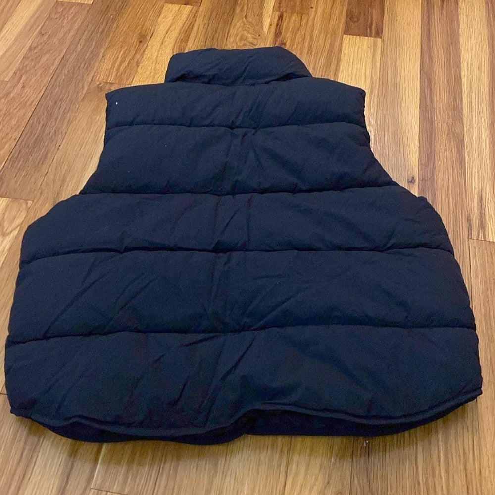 NWT Zara Girls Black Puffer Vest Size 6-7