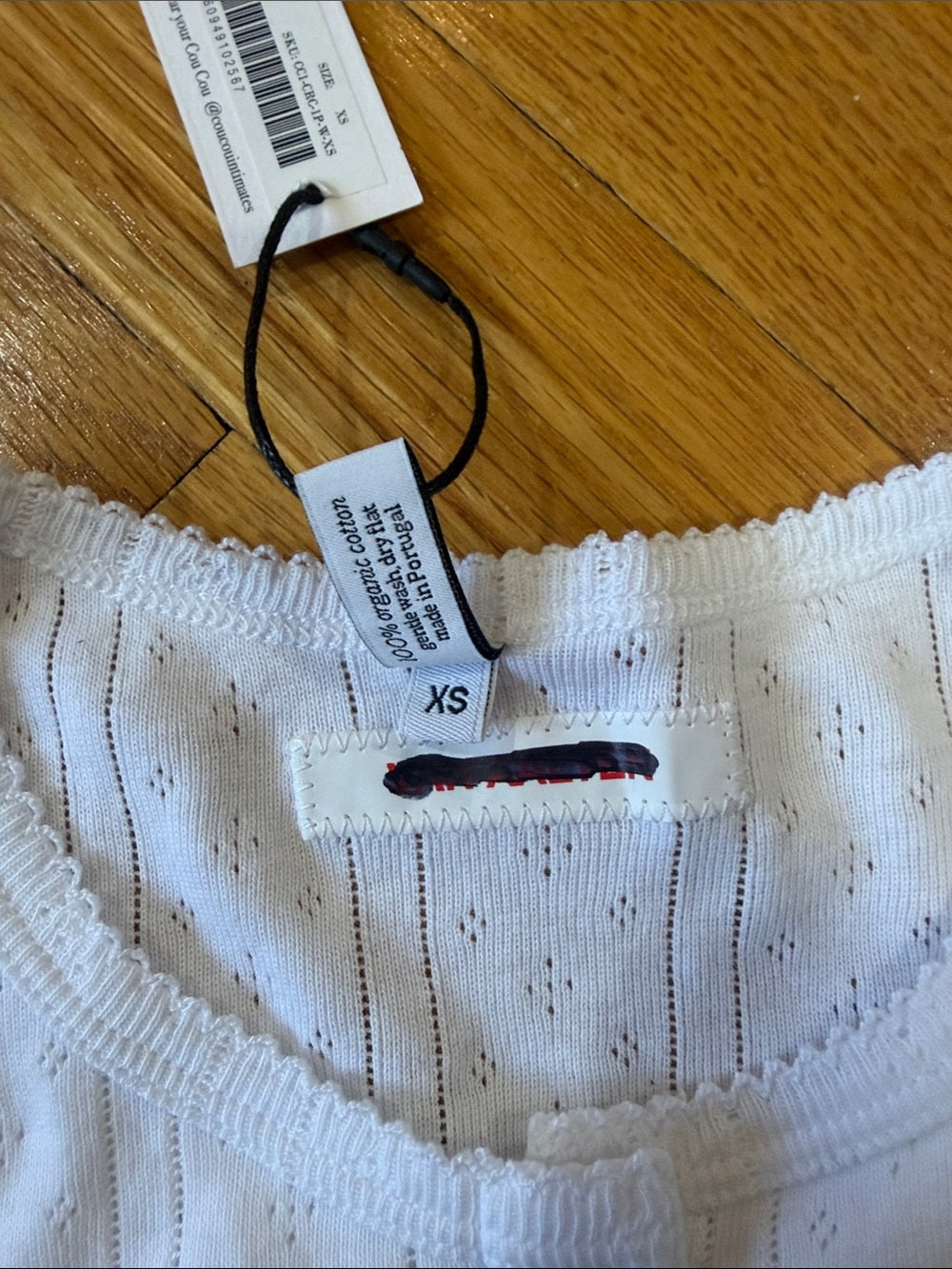 NWT Cou Cou Women's White Button-Front Knit Cardigan Size XS