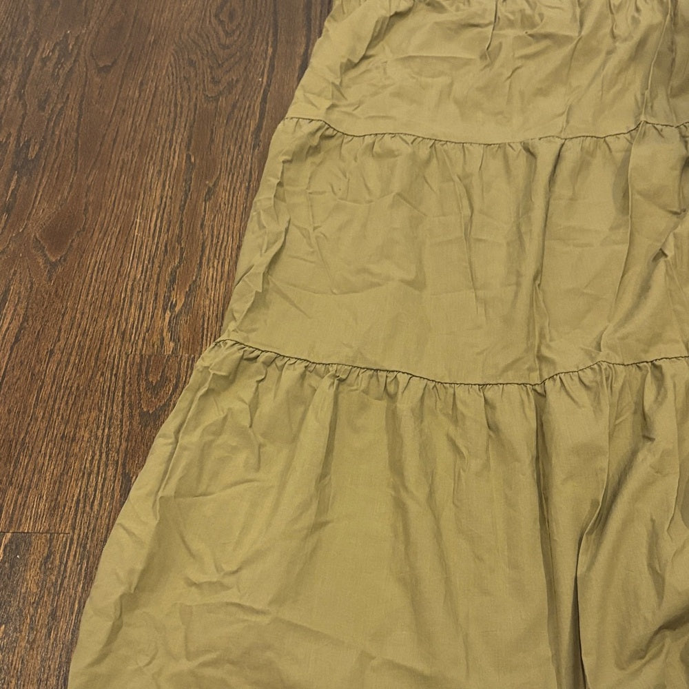 NWT Rails Women’s Olive Tiered Midi Dress Size Medium
