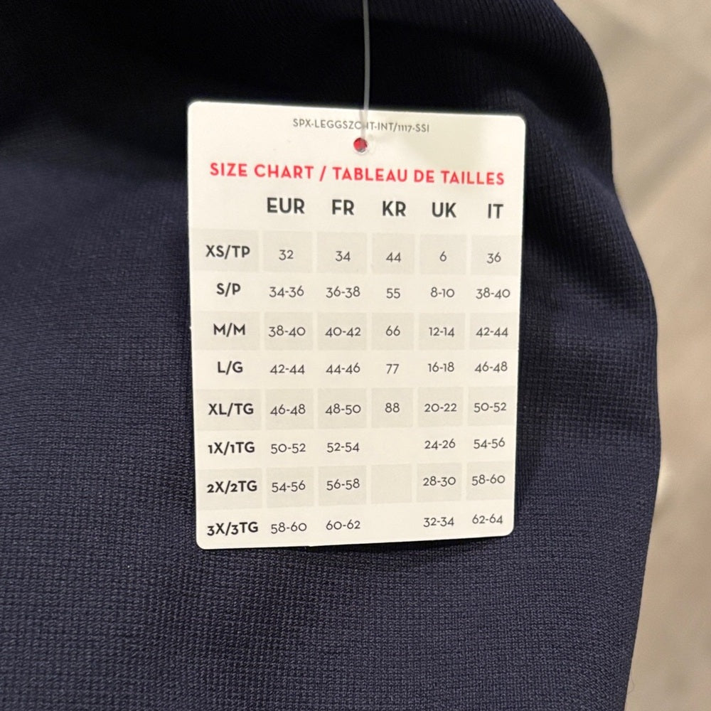 NWT Spanx Women’s Navy Blue Leggings Size 2X