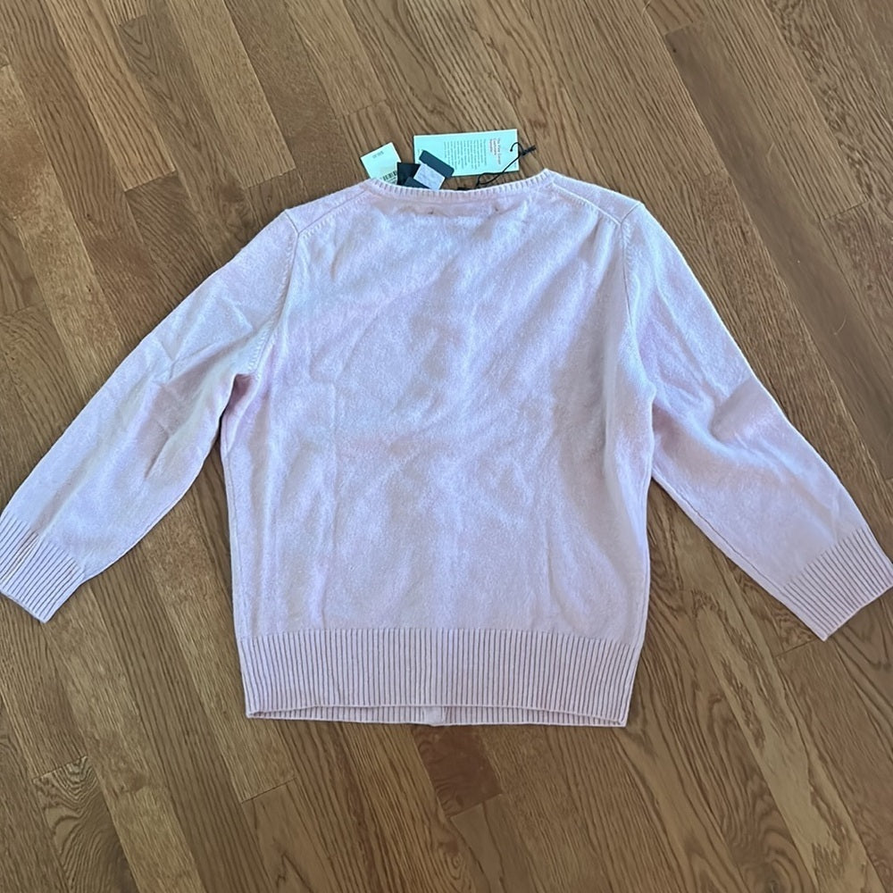 NWT Express Women’s Pink Soft Button Up Sweater Size Large