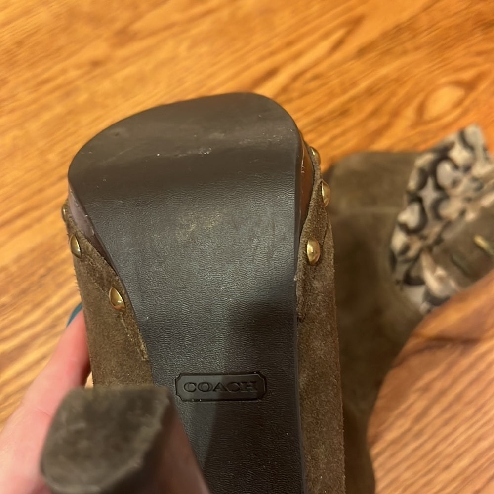 Coach Woman’s Heeled Boots Size 8