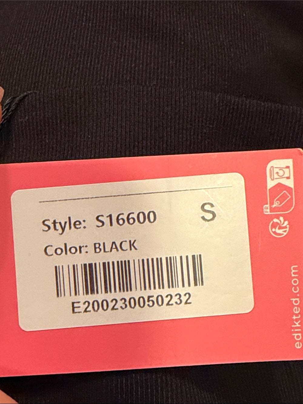 NWT Edikted Women’s Black Rhinestone-Trim Tank Dress Size S