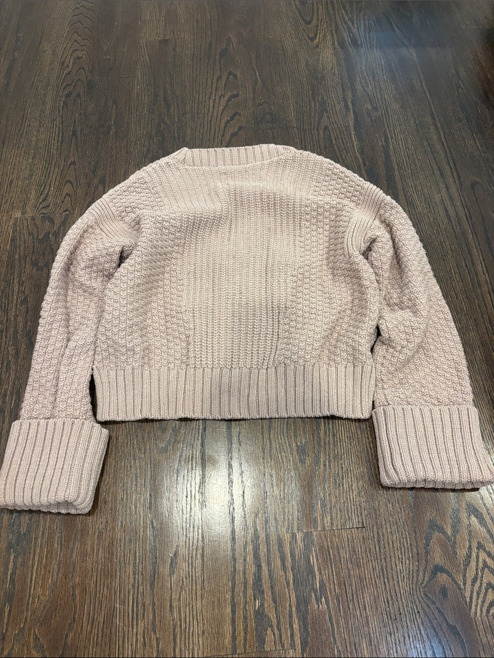 Abercrombie & Fitch Women’s Tan Cropped Button Knit Cardigan Size XS