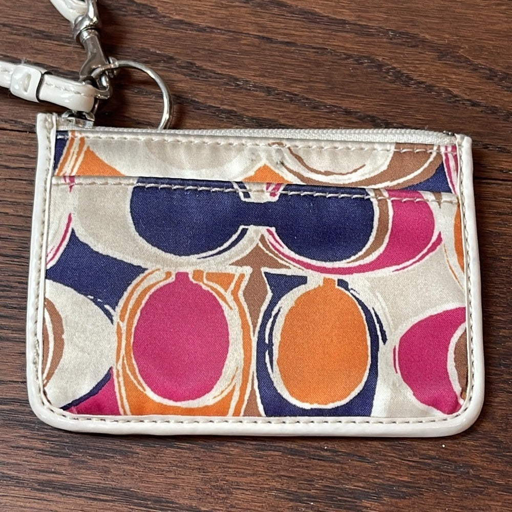 Coach Wristlet and KeyChain with card holder