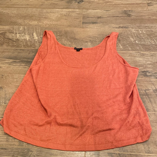 Lafayette 148 New York Women’s Orange Tank Top Size 1X