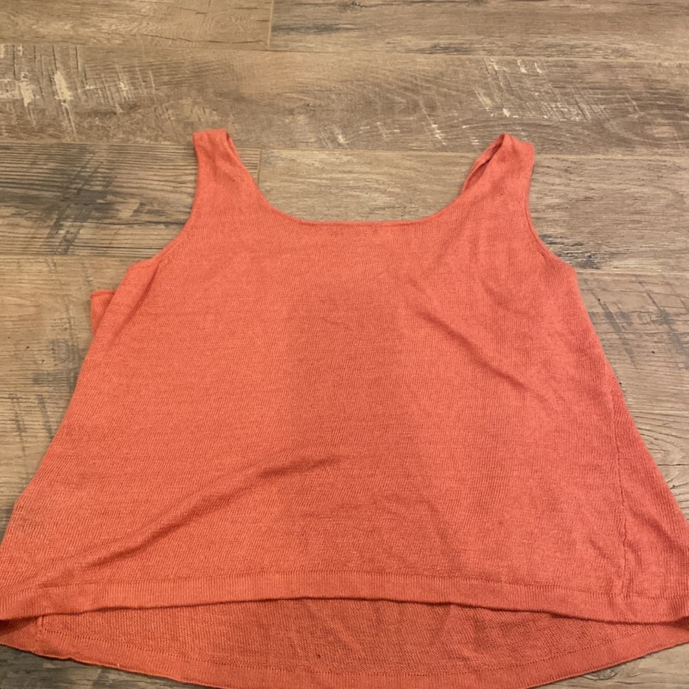 Lafayette 148 New York Women’s Orange Tank Top Size 1X