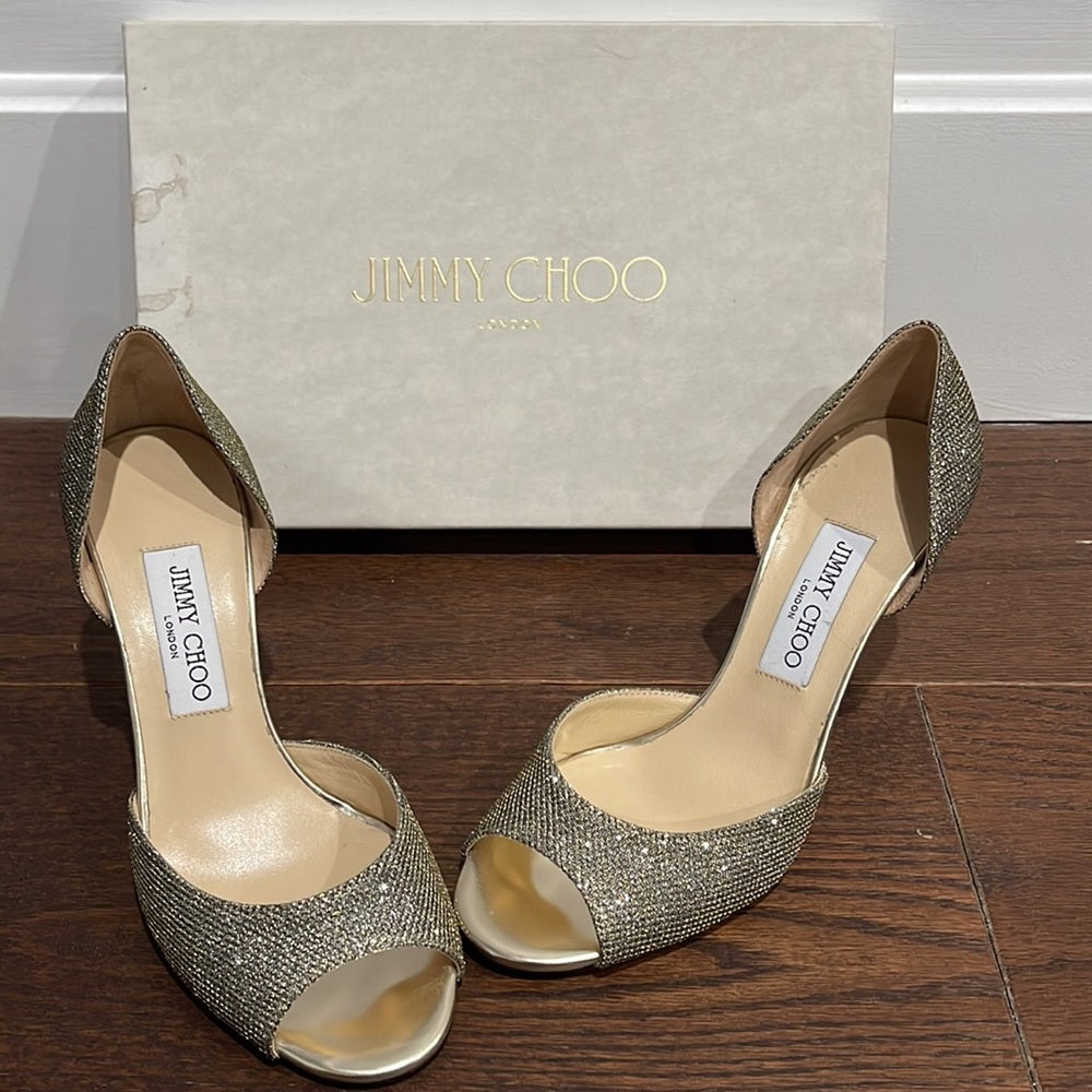 Jimmy Choo Peep Toe Pump Size 38/8