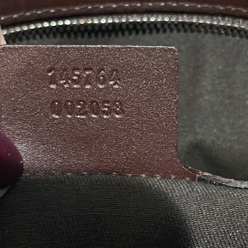Gucci Horsebit Embossed Leather Hobo Shoulder Bag in Brown