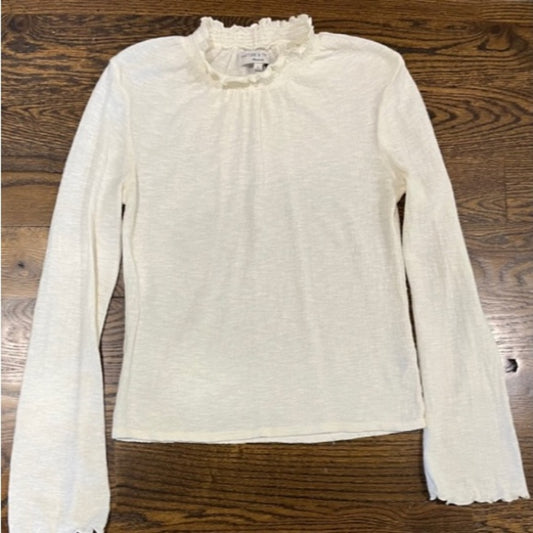 Madewell Texture & Thread Women’s White Blouse Size Small