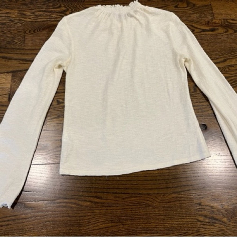 Madewell Texture & Thread Women’s White Blouse Size Small