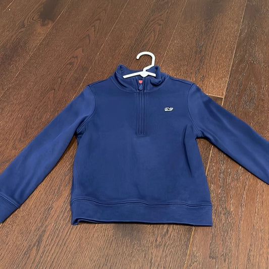 Vineyard Vines Navy Half Zip Boys Top Size 5