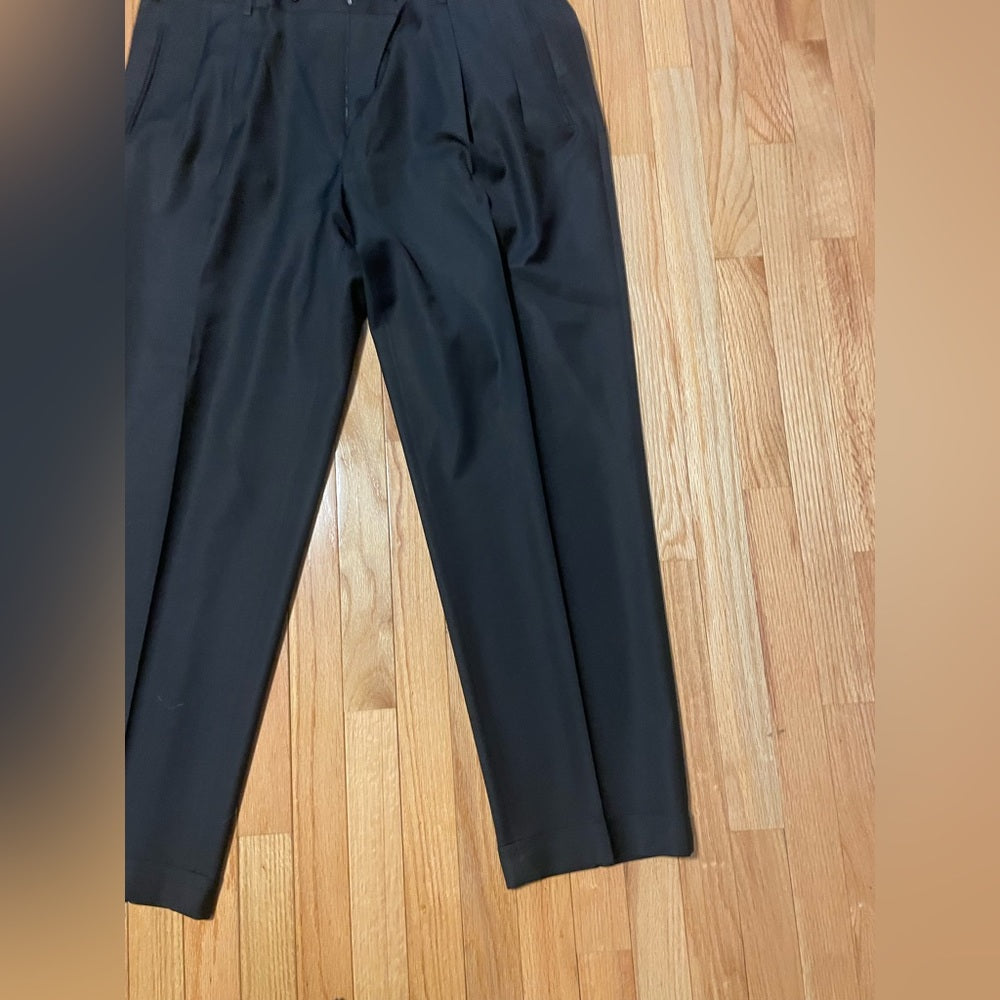 Ermenegildo Zegna Men’s Black Dress Pants